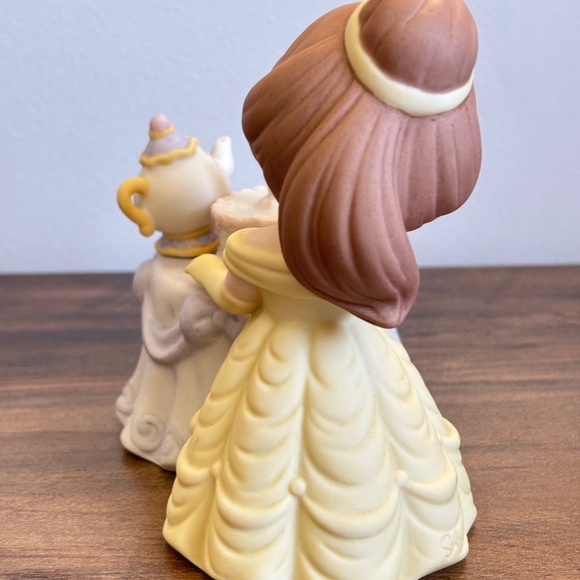 Disney PRECIOUS MOMENTS Be My Guest For Our Birthday Best Figurine Belle - Picture 9 of 12